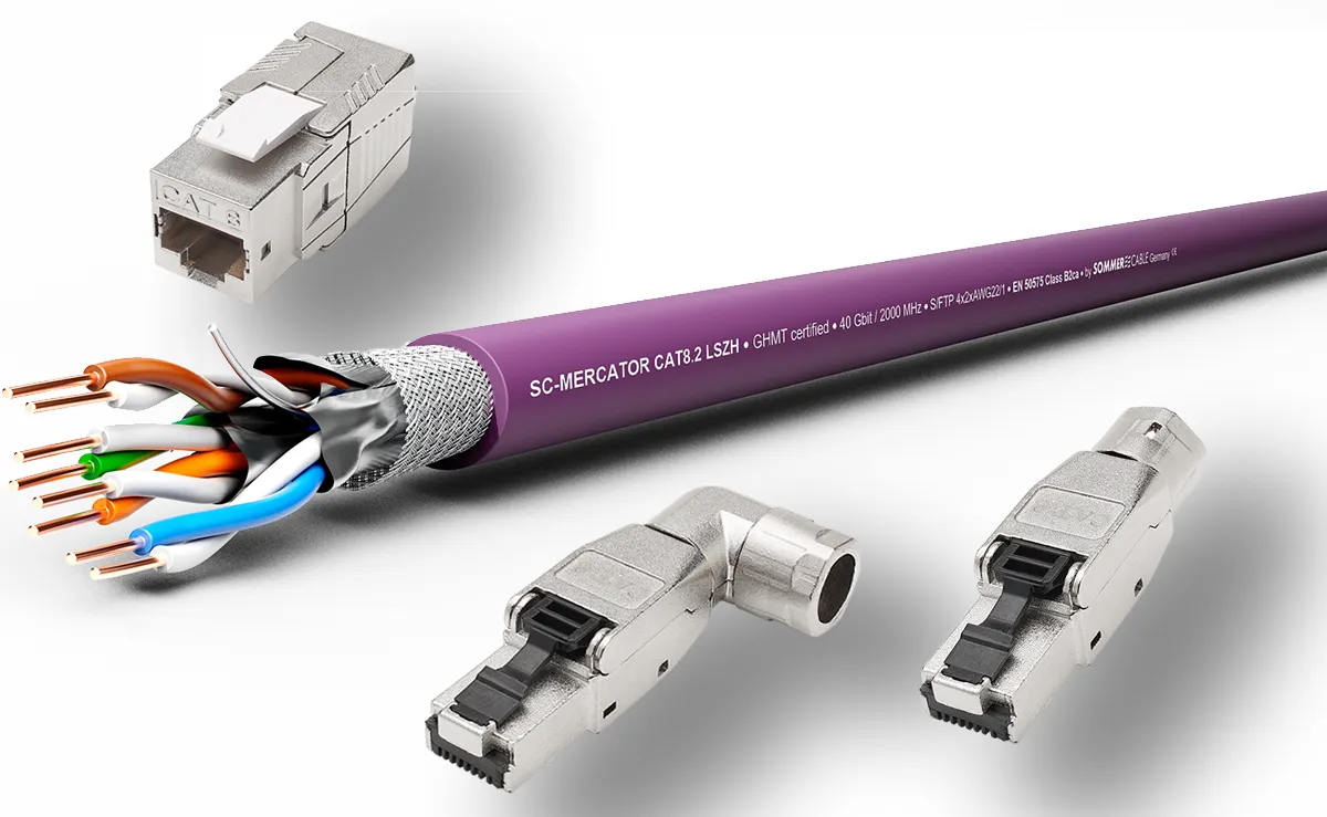 Das SC-Mercatorkabel von Sommer Cable und die verschiedenen Anschlussmöglichkeiten … © Sommer Cable