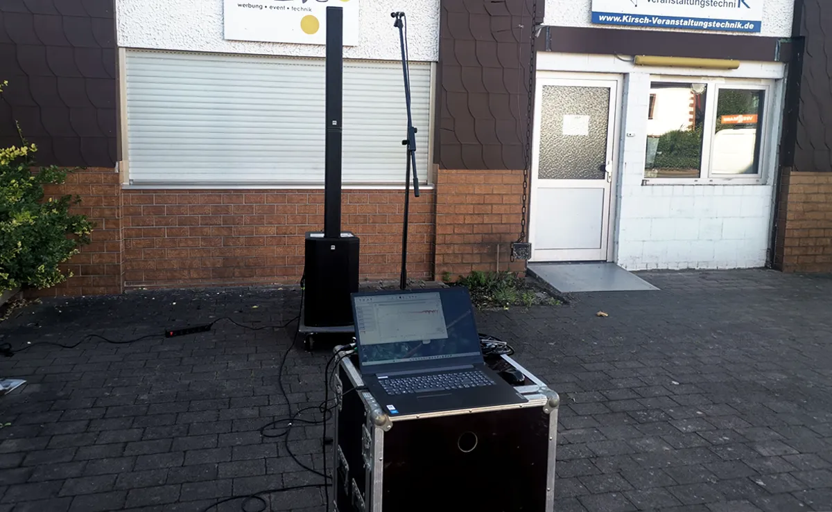 Eine Testreihe outdoor © Engelmann Promotion