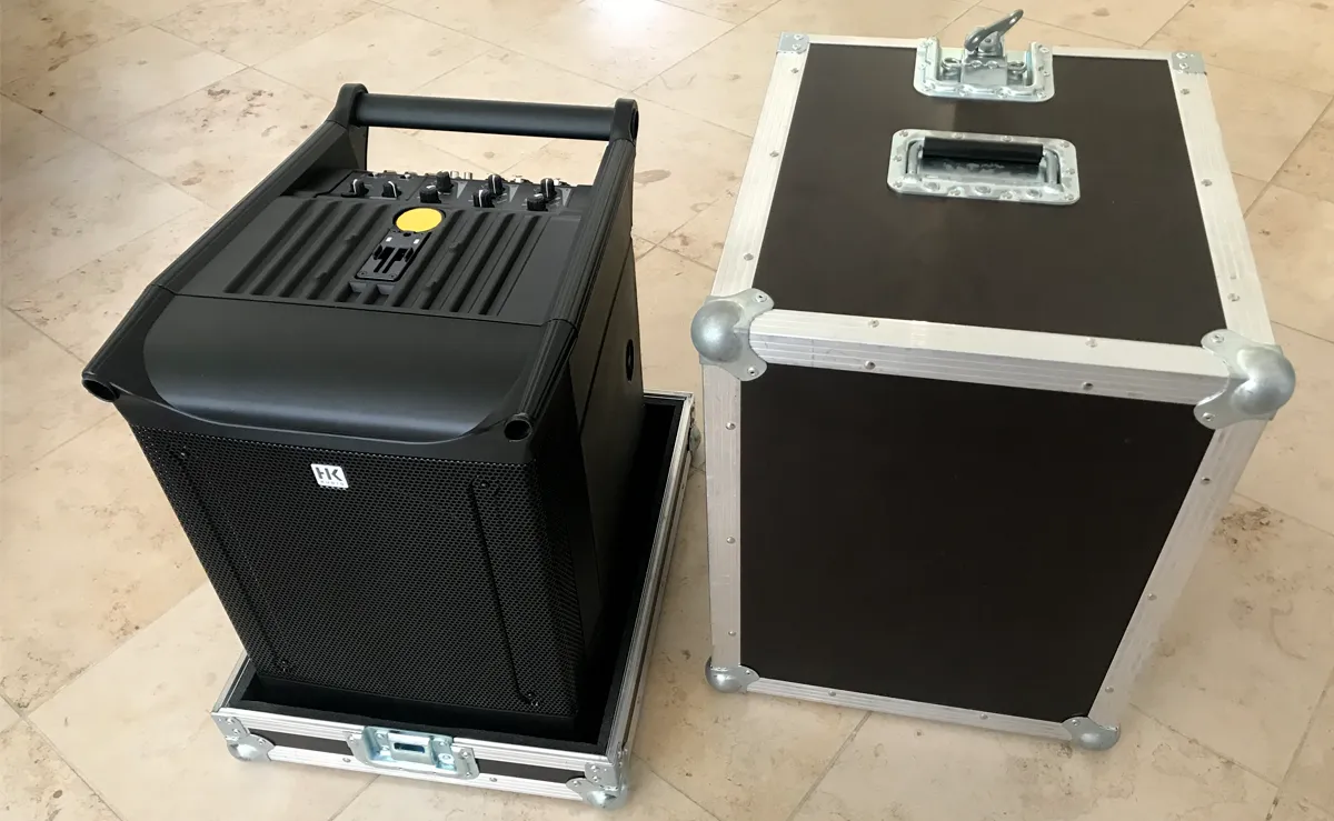 Spezialanfertigung genau passend für einen Lucas Nano 602 Subwoofer © Chris Hinz