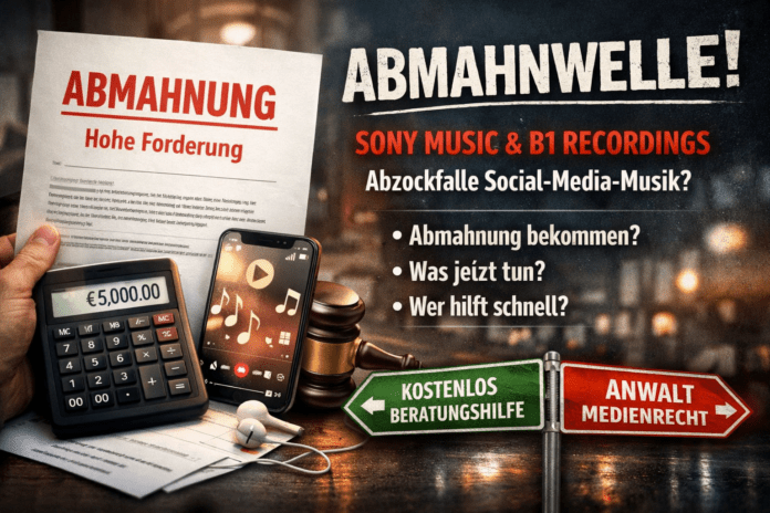 Sony mahnt auch kleine Creator ab