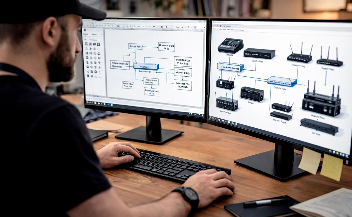 Gute Netzwerkplanung ist Voraussetzung für gute Arbeit © KI generiert, Engelmann Promotion