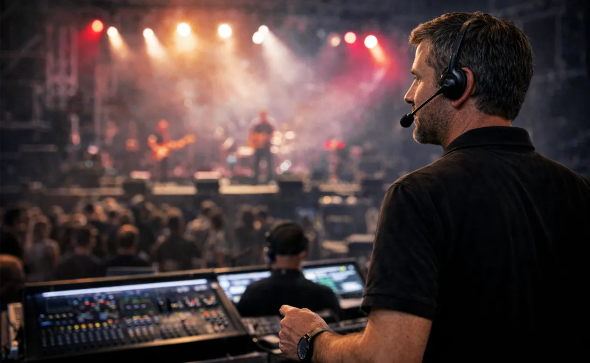 Geschafft! Alles läuft – Die Show auch ... © Engelmann Promotion, KI-generiert