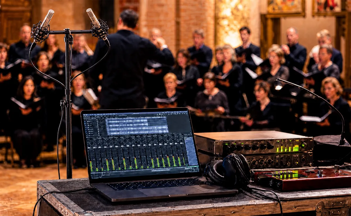 Recording während des Konzerts © Engelmann Promotion, KI-generiert
