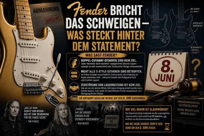 Fender Statement zum Unterlassungsurteil /KI generiert