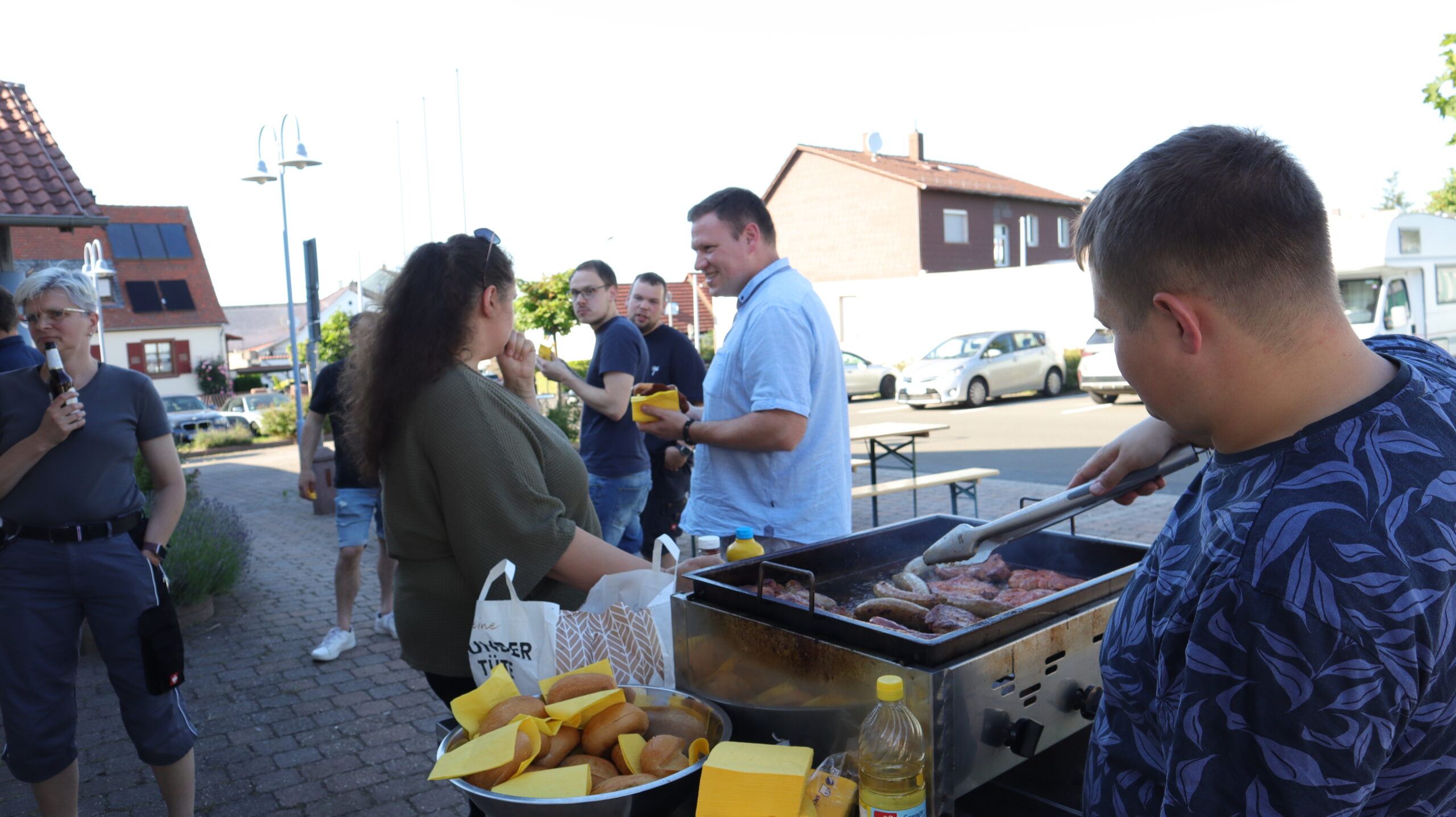 Pfälzer Spezialitäten auf dem Grill bei der Mix-&-Grill-Roadshow © StageAID