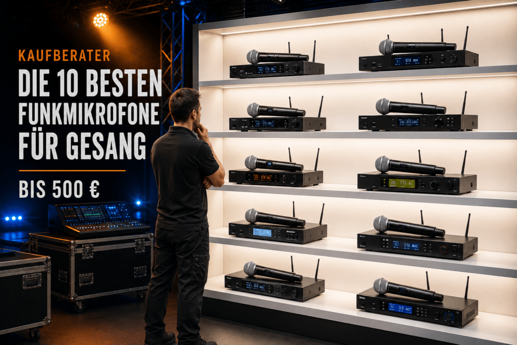 Die 10 besten Funkmikrofone für Gesang bis 500 Euro