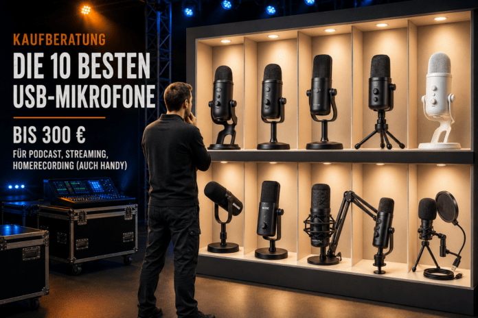 Die besten 10 USB Mikrofone bis 300 €