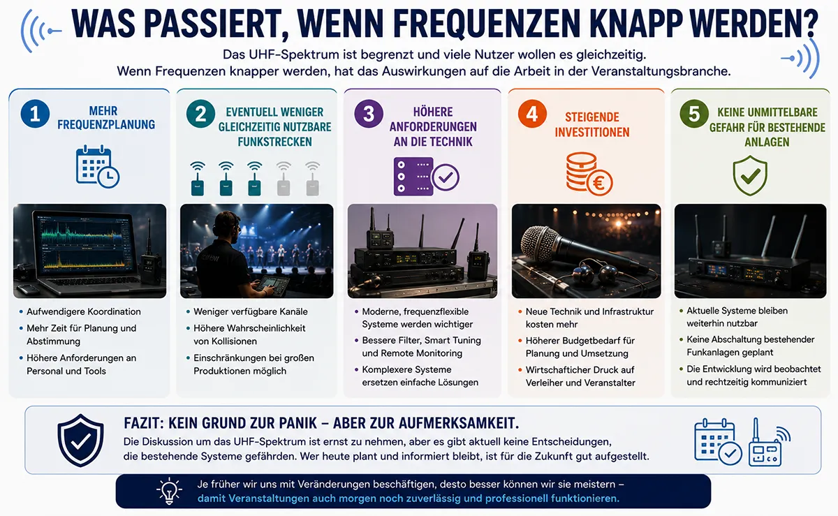 Wenn die Kulturfrequenzen knapp werden © KI-generiert, Engelmann Promotion