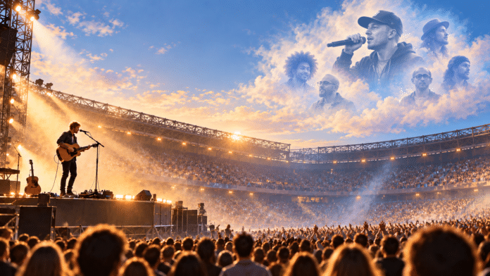 Ed Sheeran Tour ohne Macklemore-KI generiert