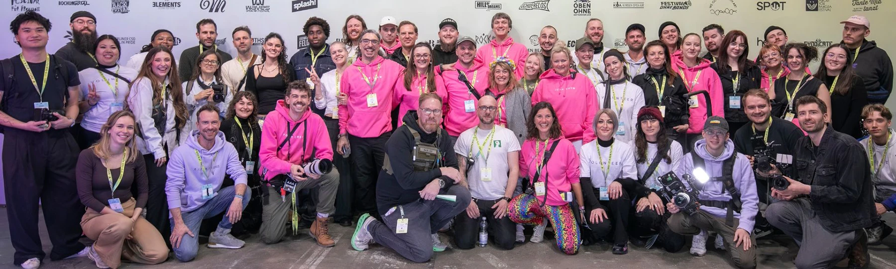 Das Team der Veranstalter (zur Vergrößerung ins Bild klicken) © Future Of Festivals